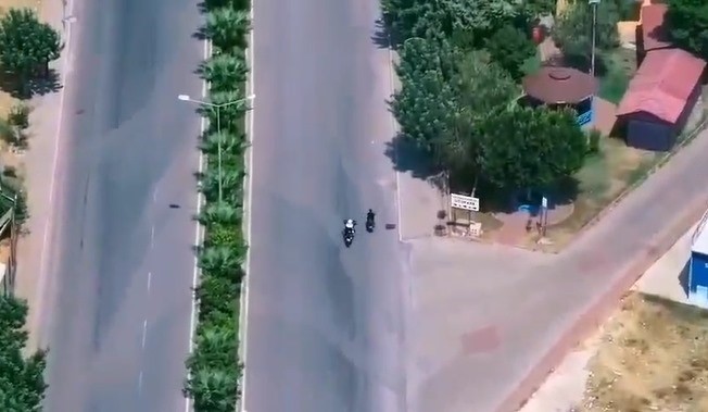 Aksiyon filmlerini aratmayan ka&ccedil;ış kamerada
