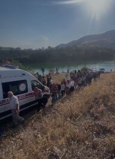 Serinlemek için girdiği barajda boğuldu