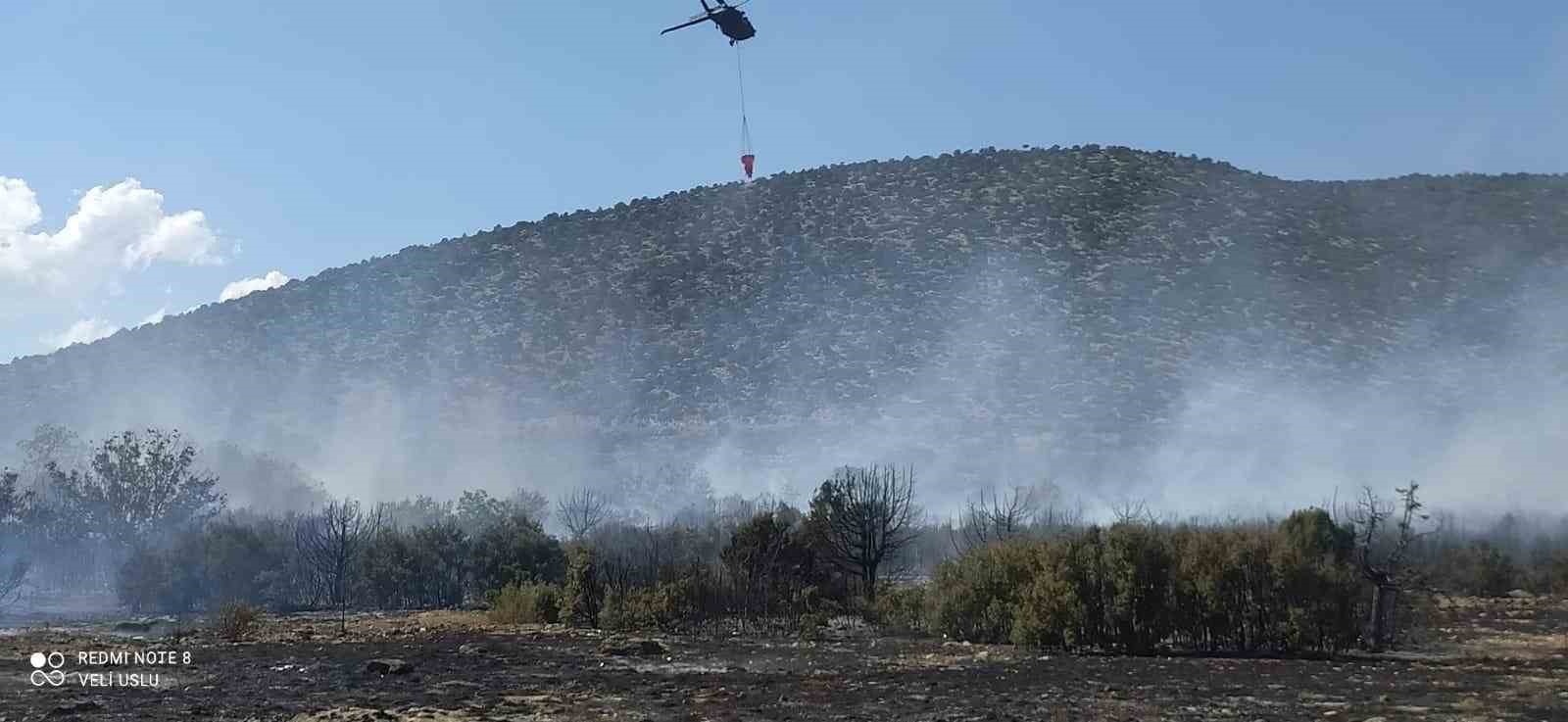 Isparta’da çıkan orman yangını ekiplerin hızlı müdahalesiyle söndürüldü
