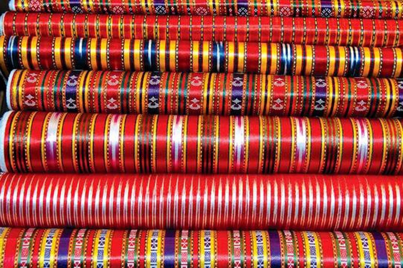 Asırlık Osmanlı kumaşı kutnu yeniden moda oldu