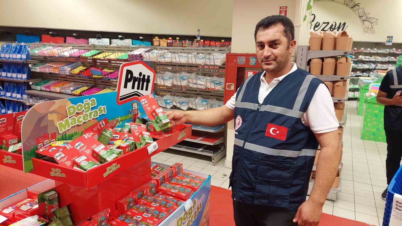 Kırtasiye &uuml;r&uuml;nlerine dev denetim
