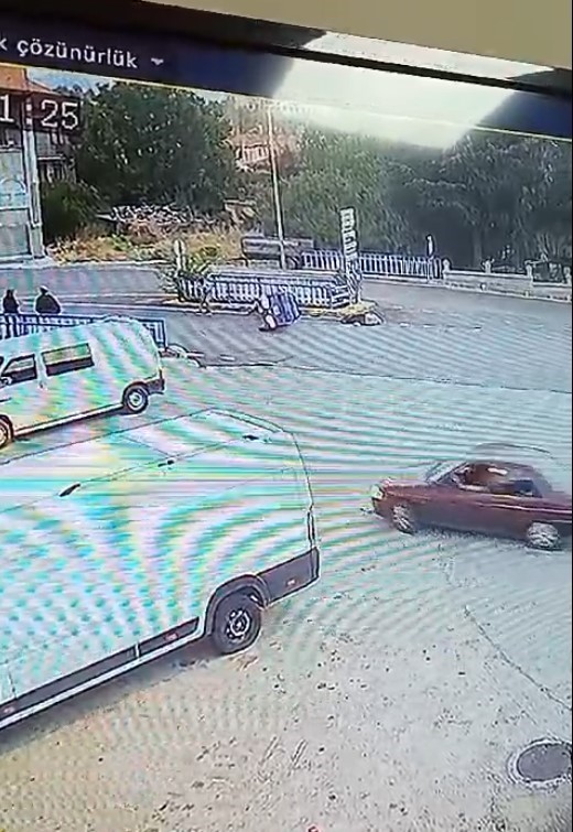 Isparta’da eski muhtarın öldüğü kaza güvenlik kamerasına yansıdı
