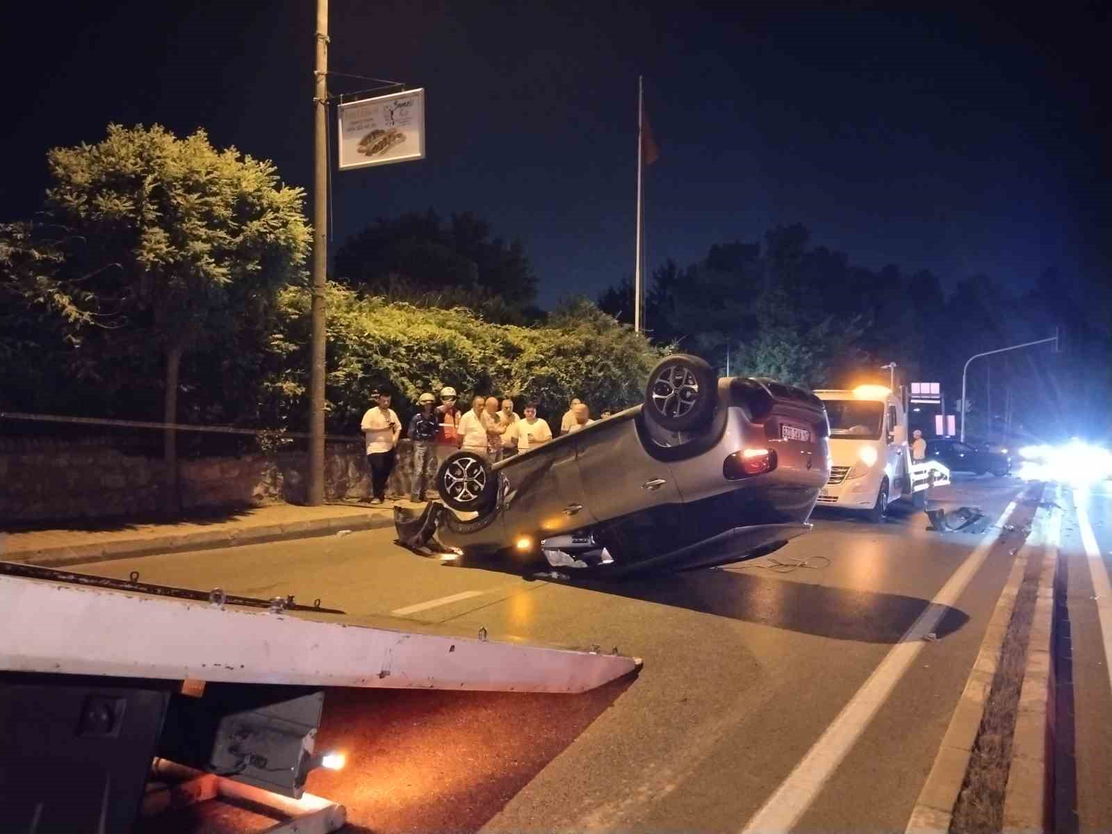 Beykoz’da trafik kazası: 1 yaralı