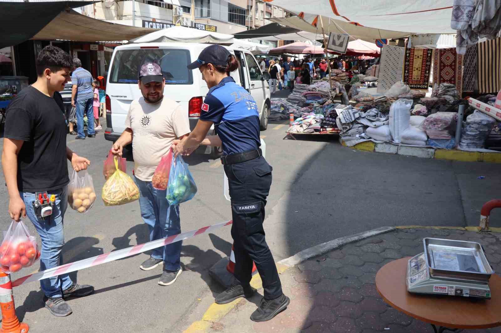 Nazilli zabıta ekiplerinden hassas denetim
