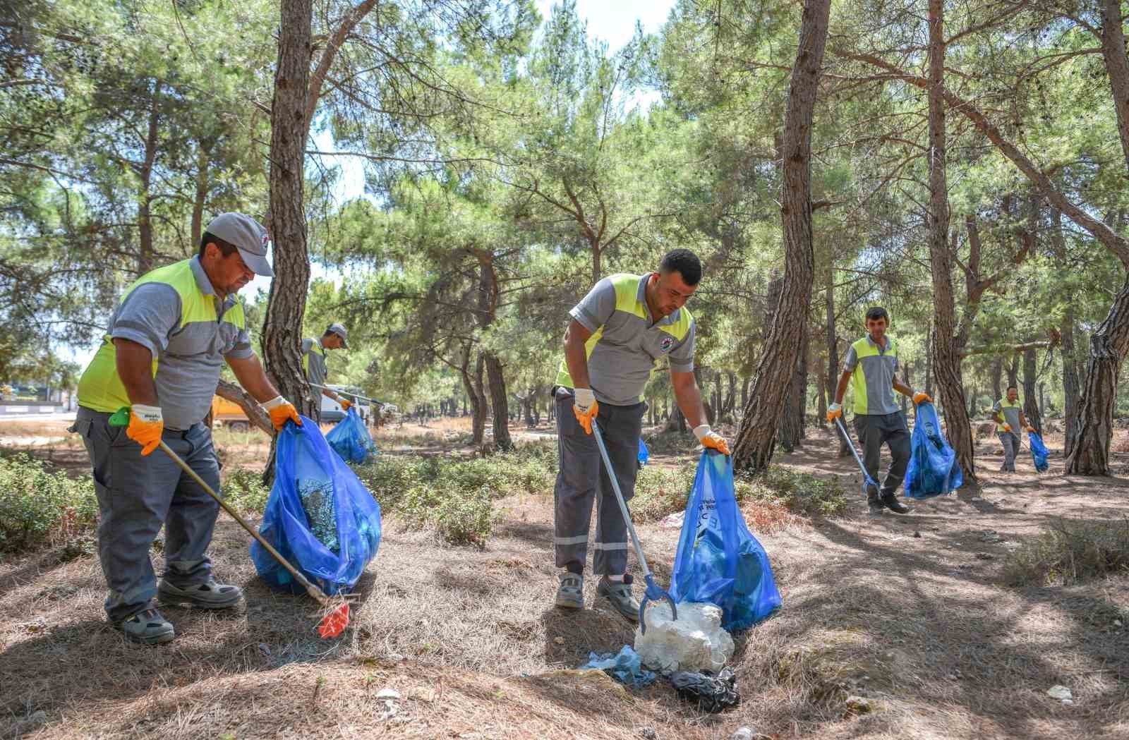 Kepez Belediyesi, orman yangınına karşı teyakkuzda
