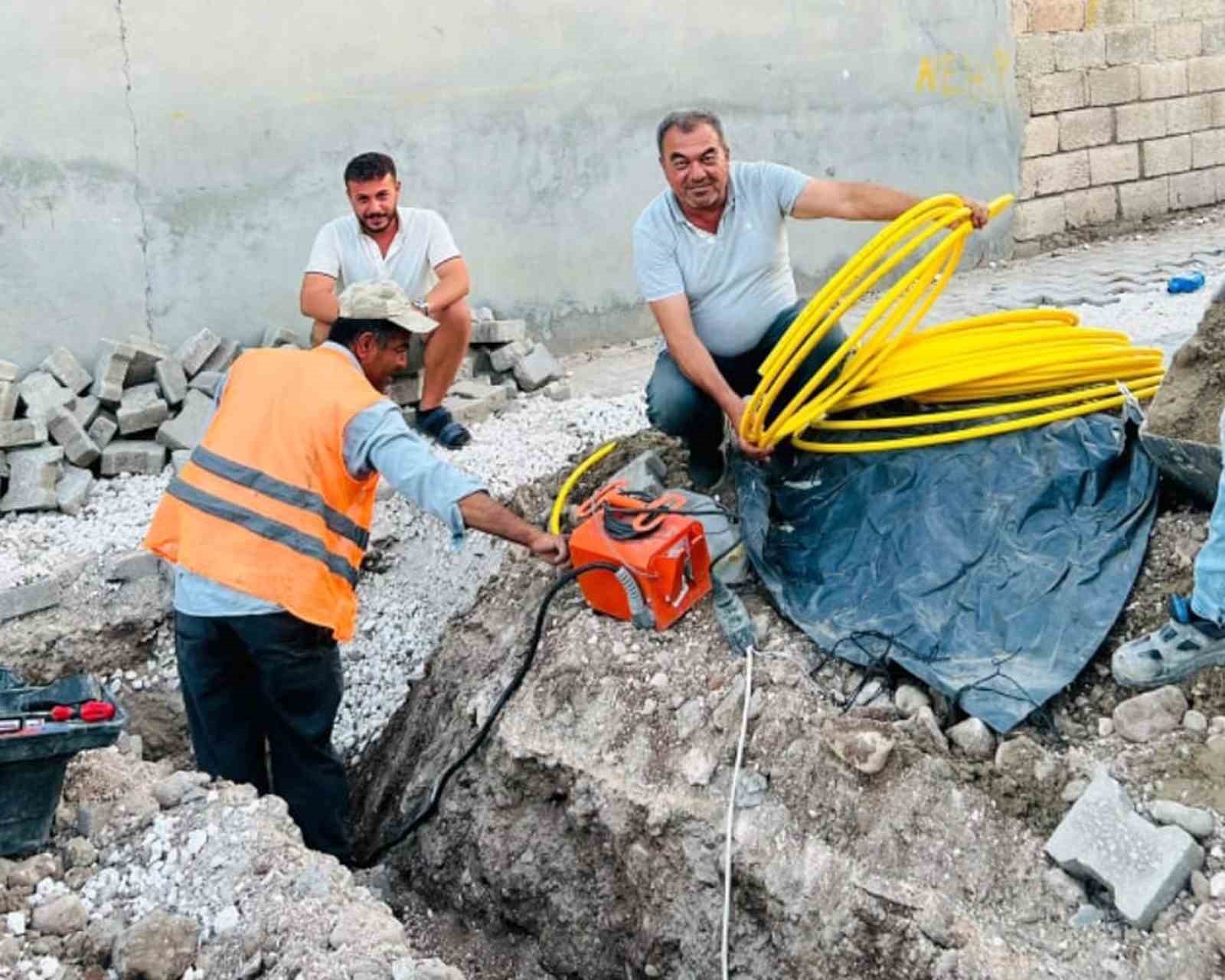 Araban Mehmet Gökçak Mahallesi sakinlerinin doğalgaz sevinci