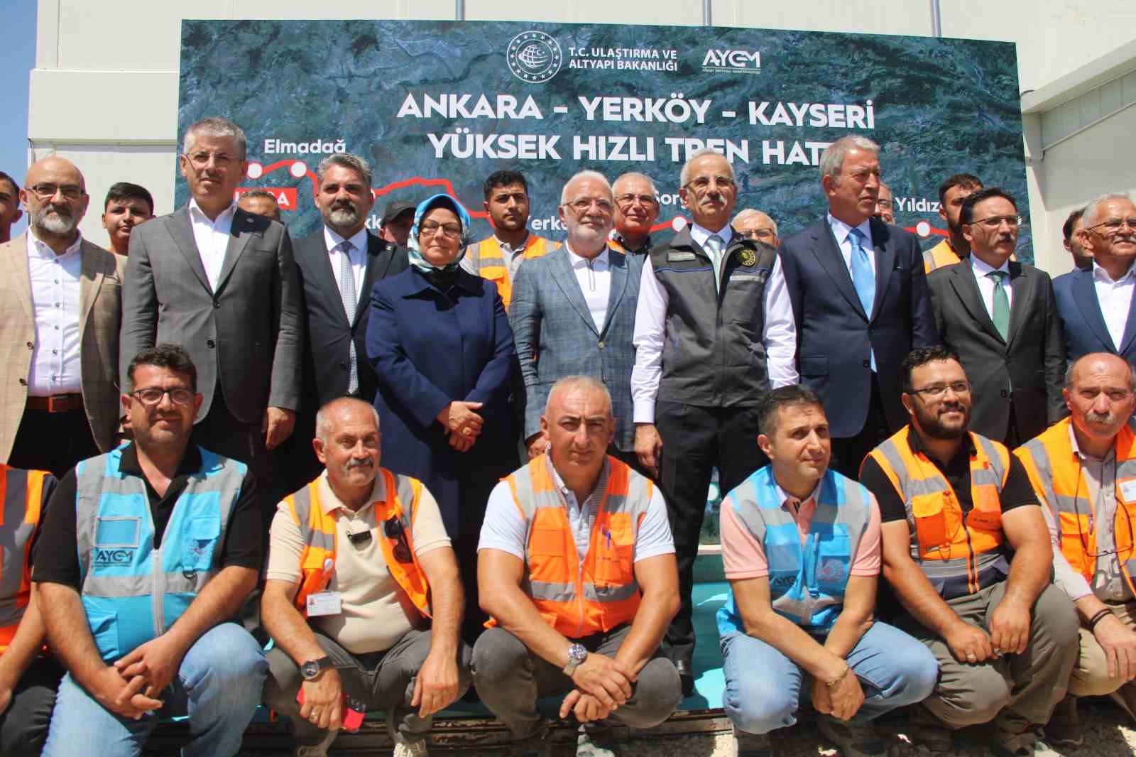 Ankara-Kayseri arası 7 saatten 1 saat 45 dakikaya düşecek