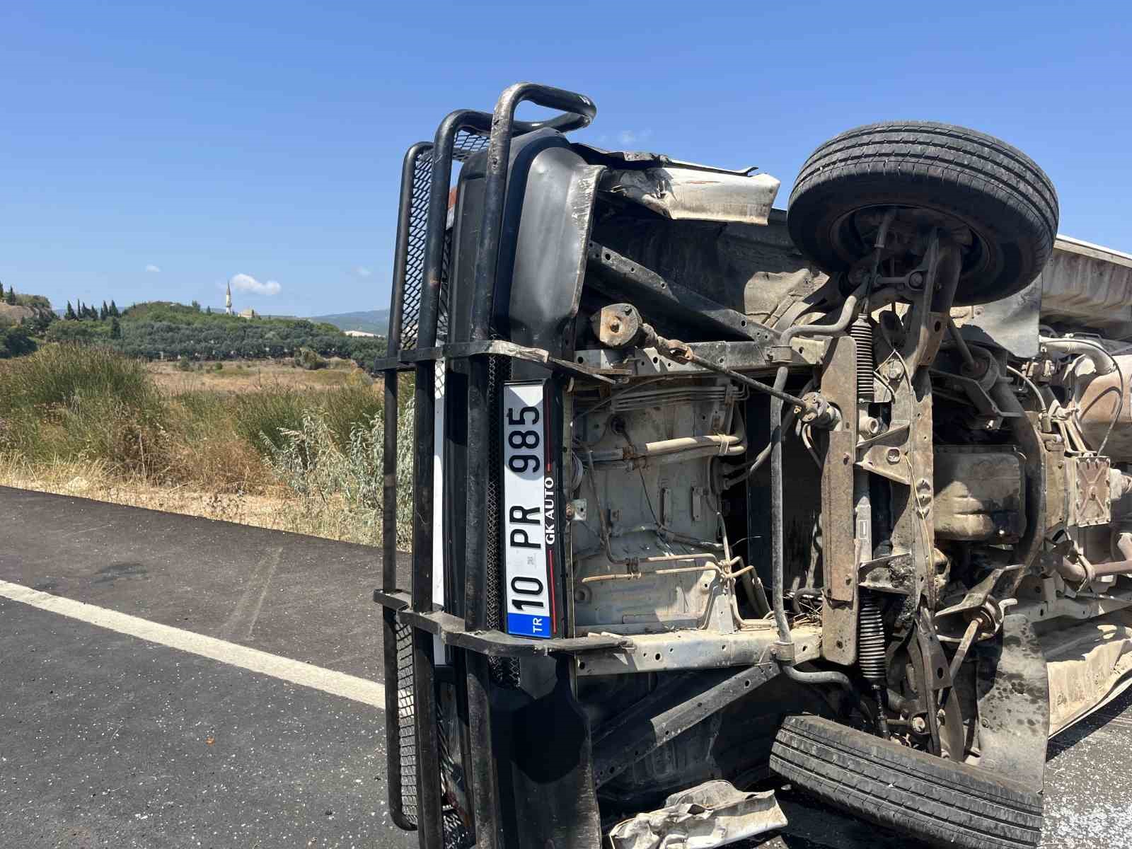 Bandırma&rsquo;da trafik kazası: 2 yaralı
