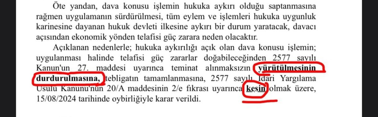 Yozgat İdare Mahkemesi S Plaka ihale davasında servis şoförünü haklı buldu