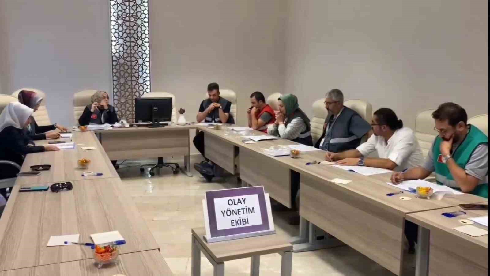 Beyşehir Devlet Hastanesinde yangın tatbikatı
