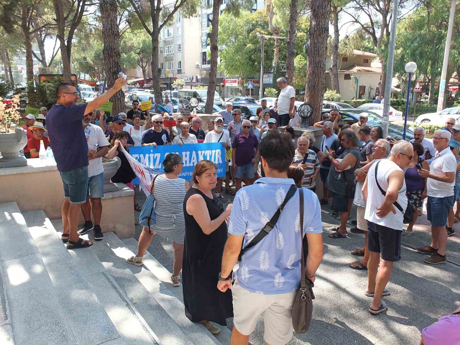 Balıkesir&rsquo;de su eylemi
