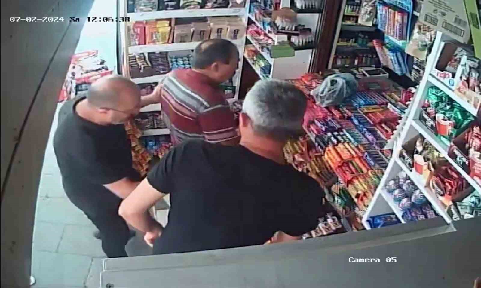 Büfe sahibinin dikkati, hırsızlığı ele verdi