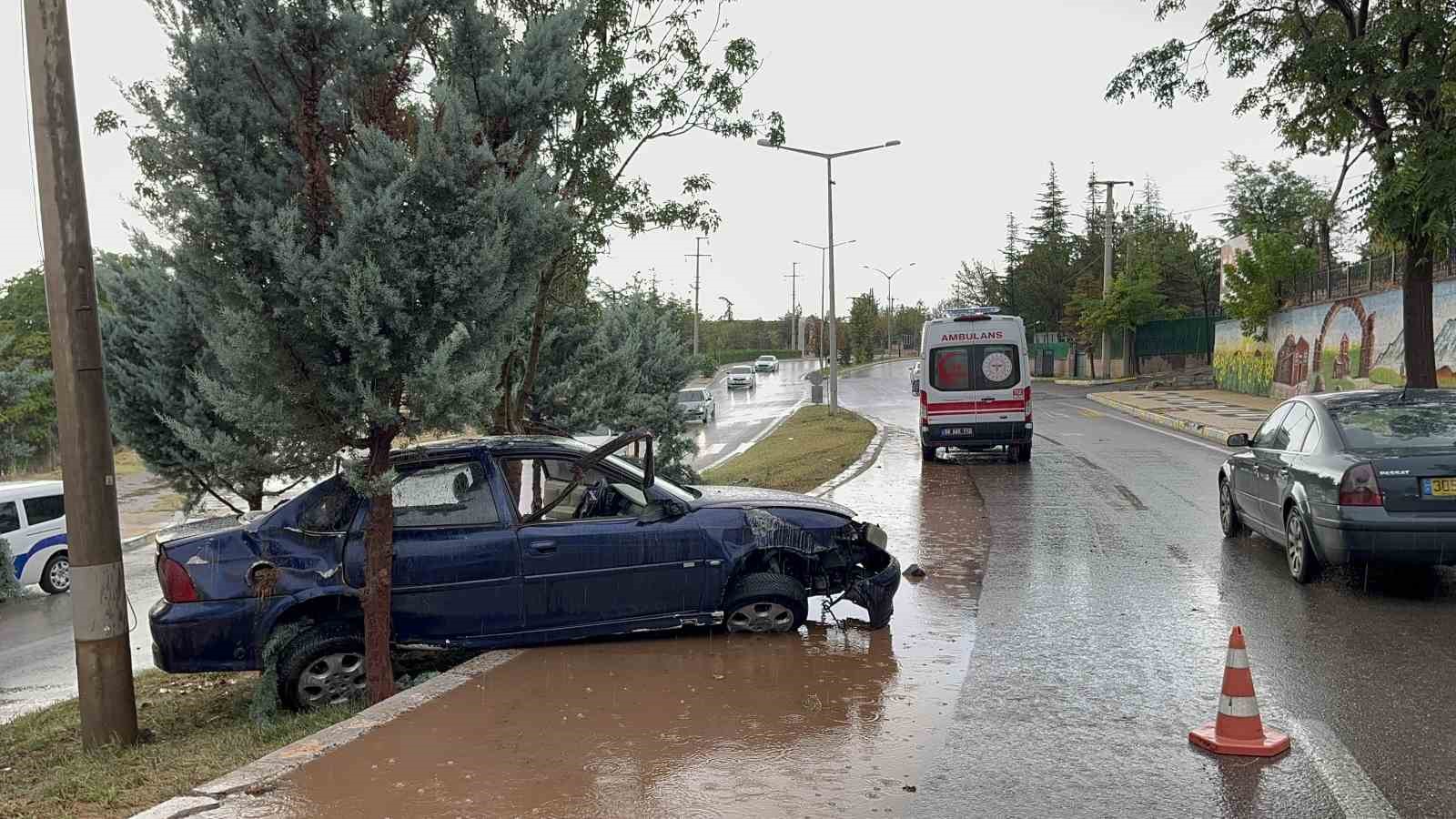 Aksaray’da trafik kazası: 2 yaralı