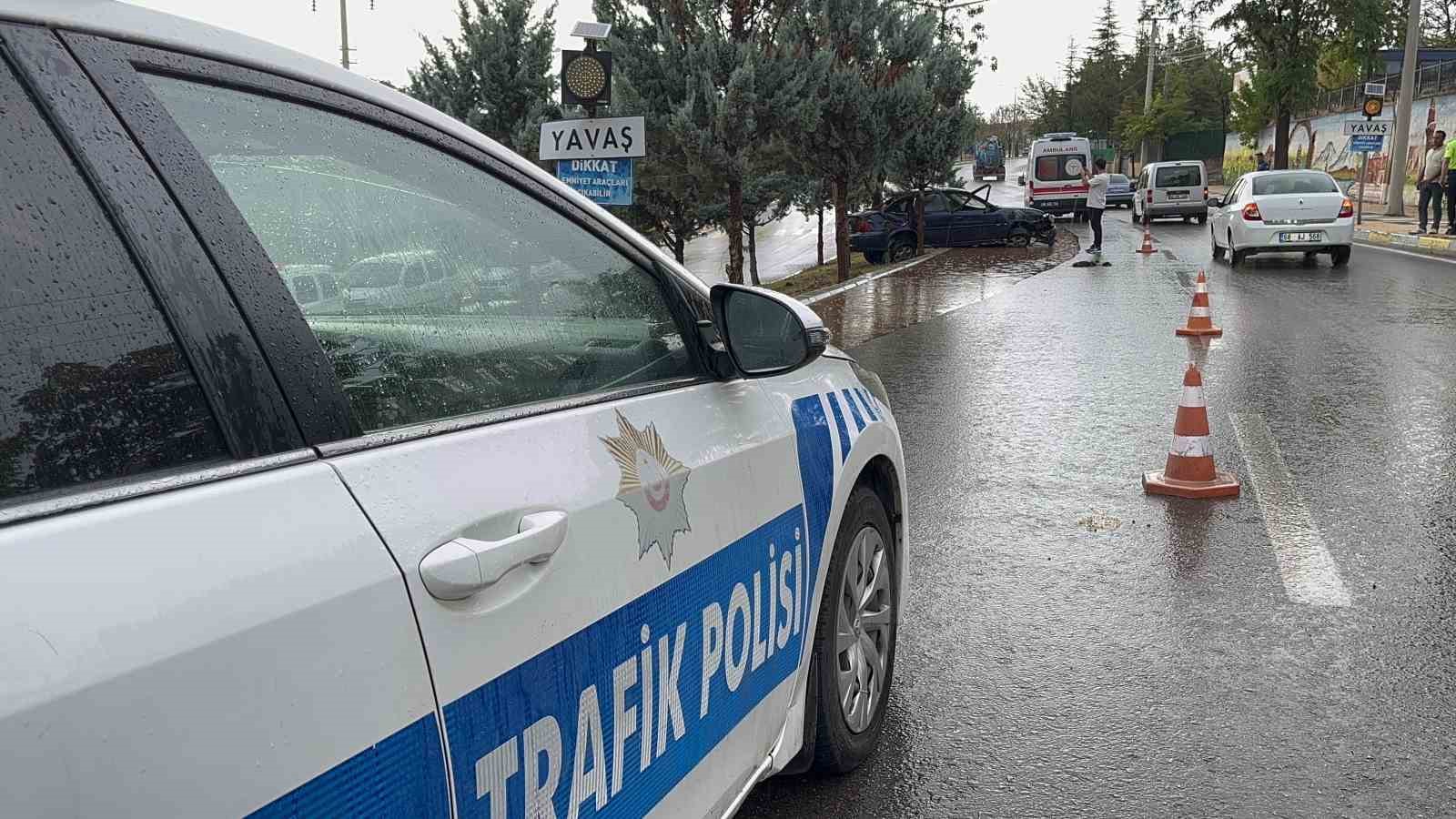 Aksaray’da trafik kazası: 2 yaralı
