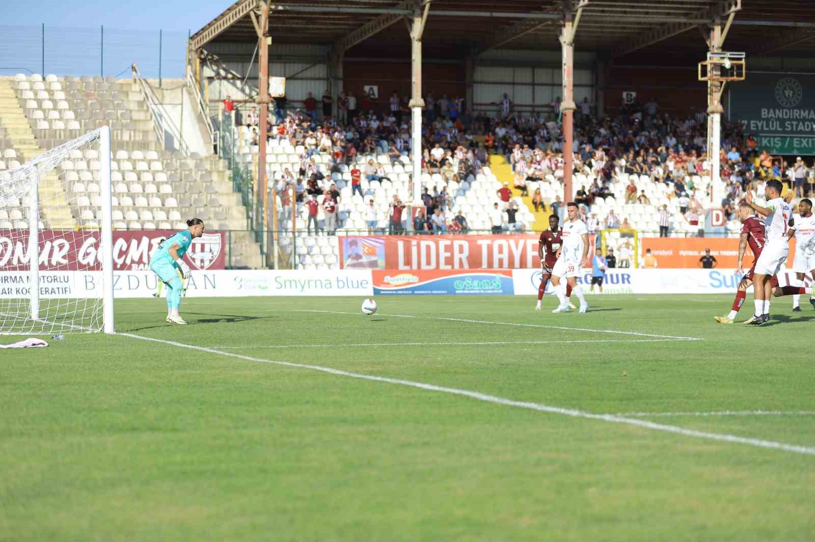 Trendyol 1. Lig: Bandırmaspor: 0 - Çorum FK: 0
