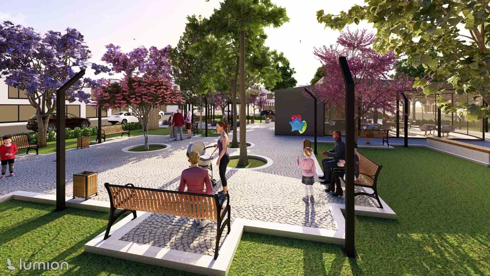 Şehit Jandarma Er Hakan G&uuml;le&ccedil; Parkı&rsquo;nda yenileme &ccedil;alışmaları sona yaklaşıyor
