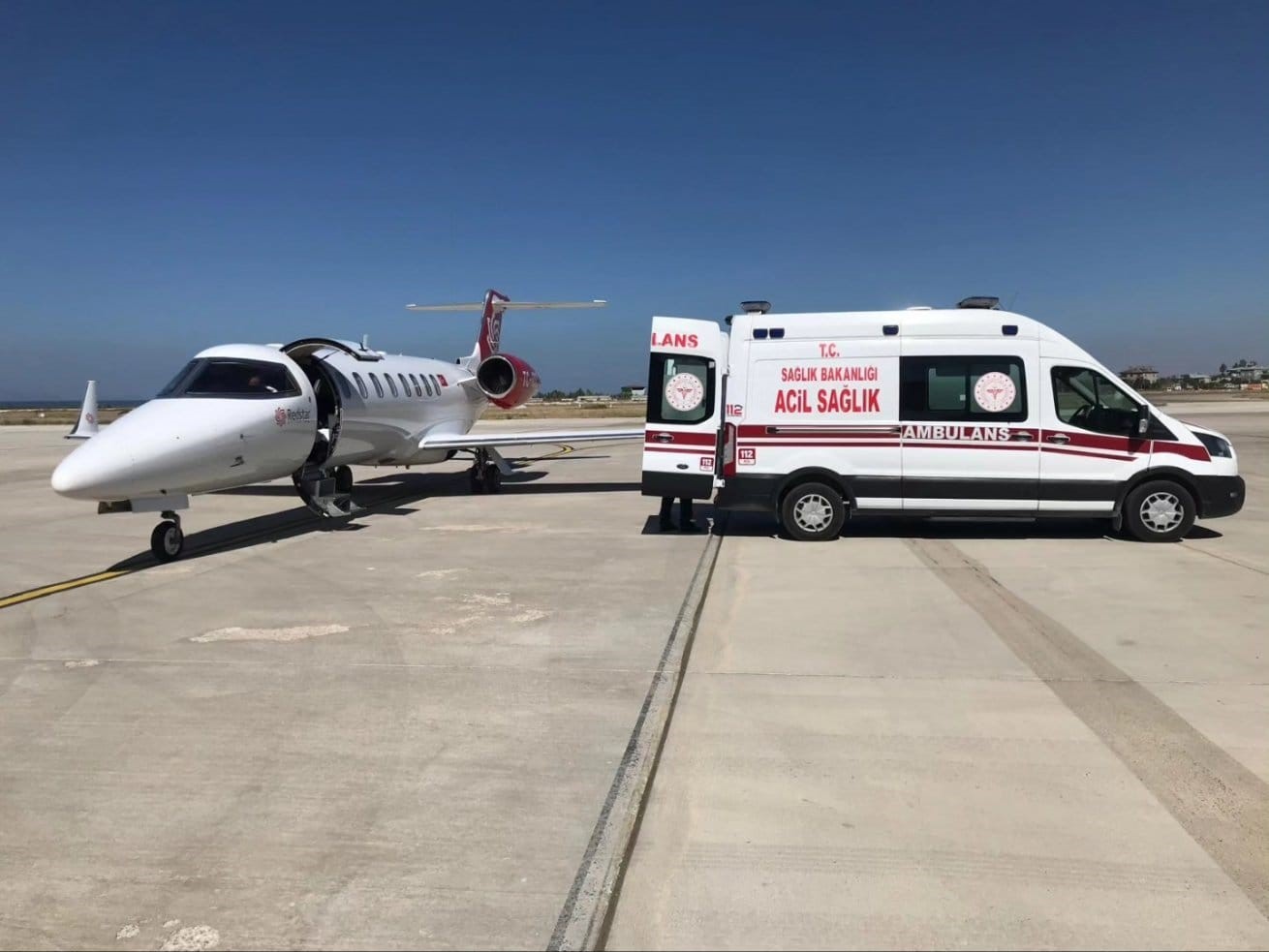 Kalp hastası 3 günlük bebek uçak ambulansla İstanbul’a sevk edildi