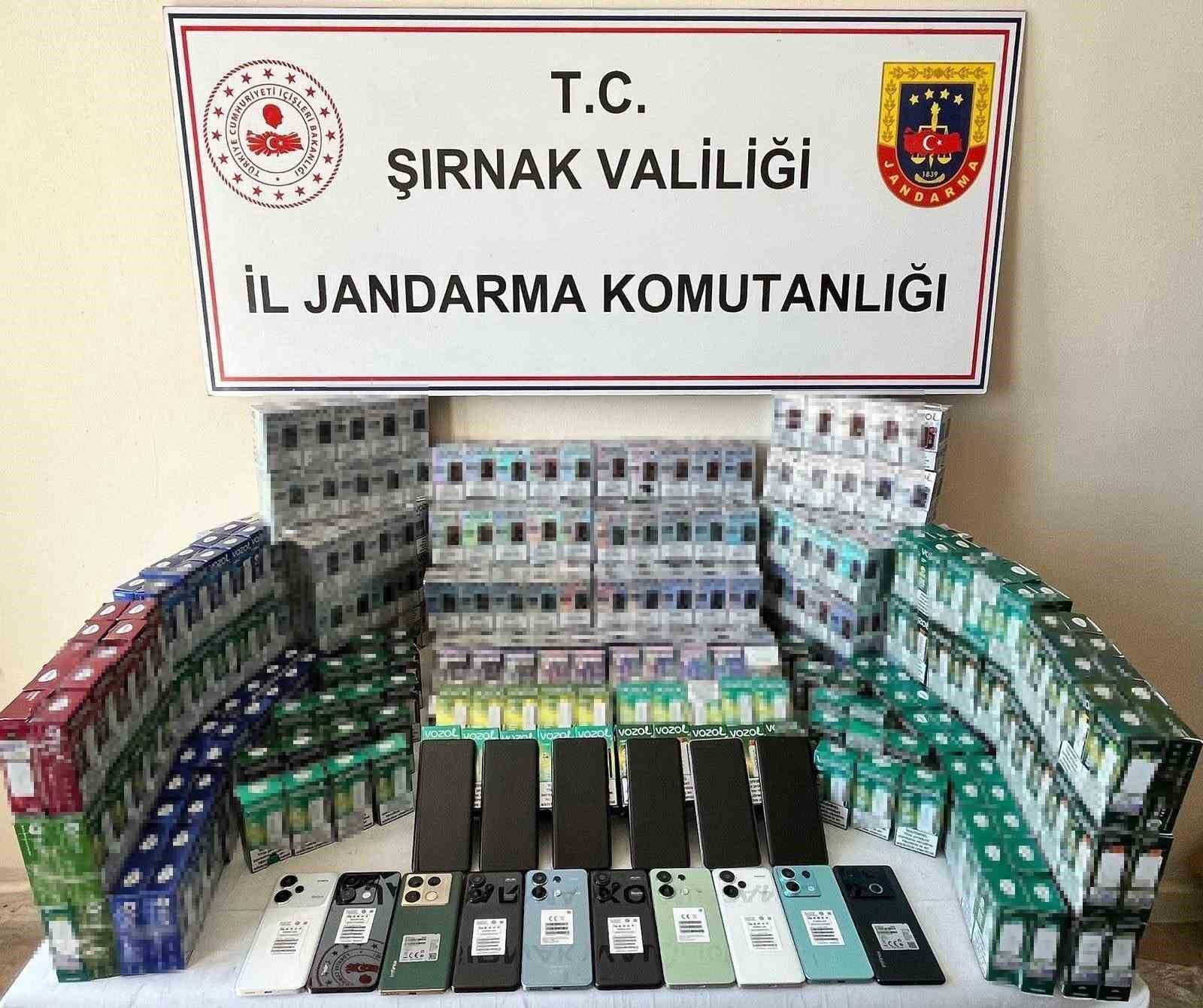 Şırnak’ta jandarma ekipleri kaçakçılara göz açtırmadı: 24 gözaltı
