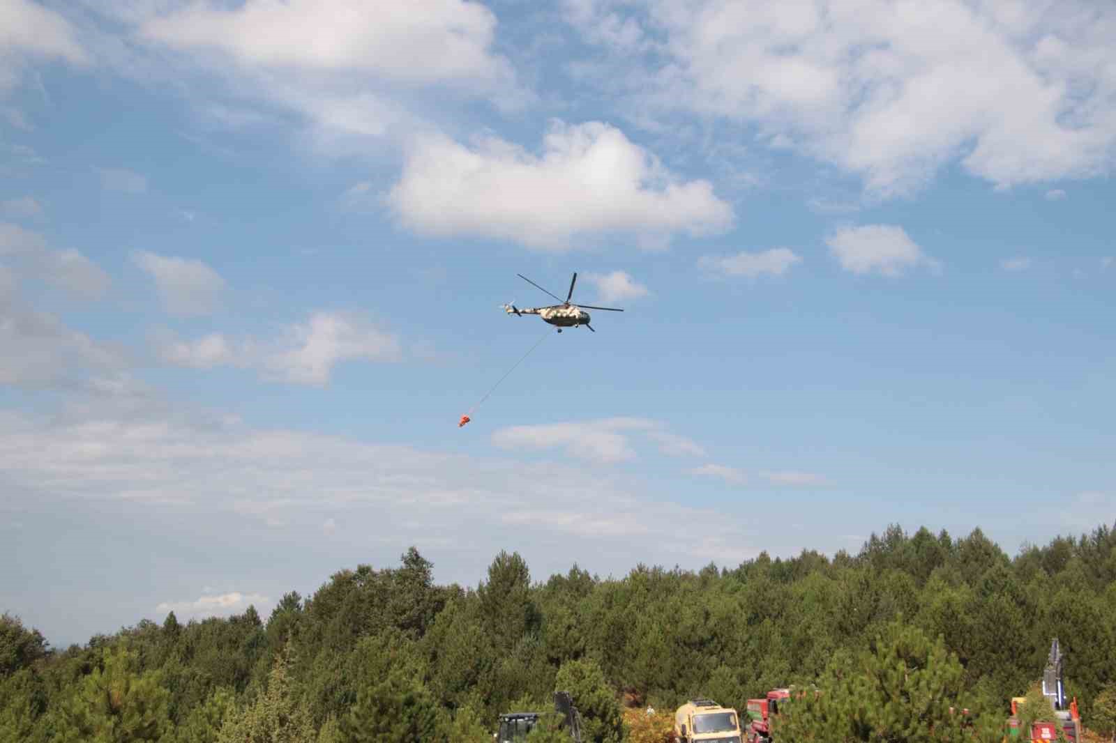 Devrek&rsquo;teki orman yangınında soğutma &ccedil;alışmaları tamamlandı
