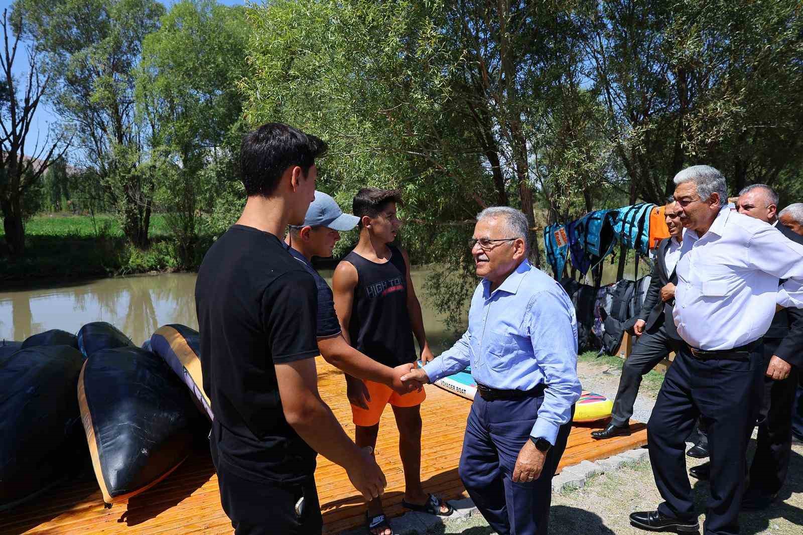 Başkan Büyükkılıç’tan kano tutkunlarına tesis müjdesi
