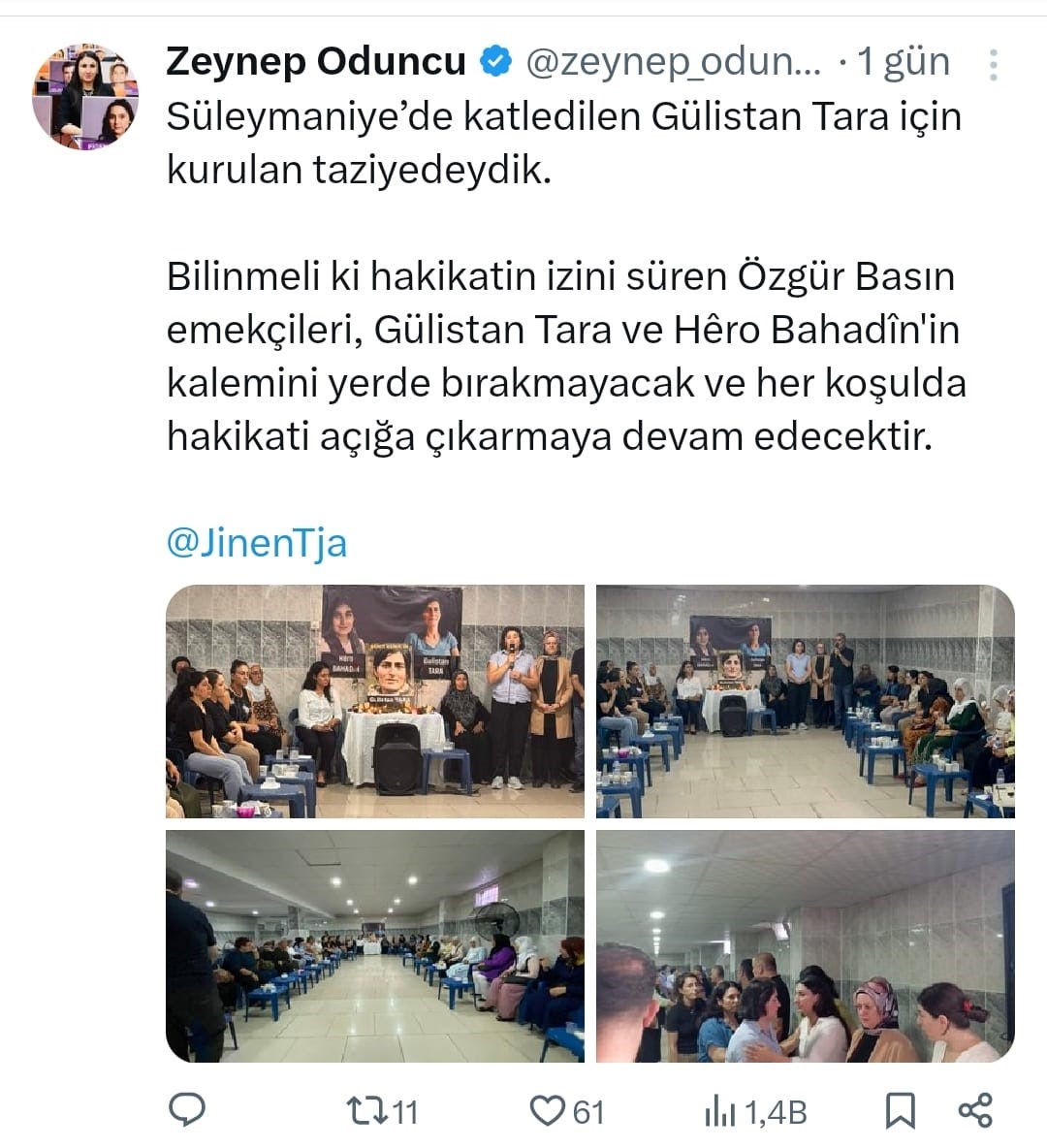 DEM’li Milletvekili Oduncu, teröristin taziyesine katıldı