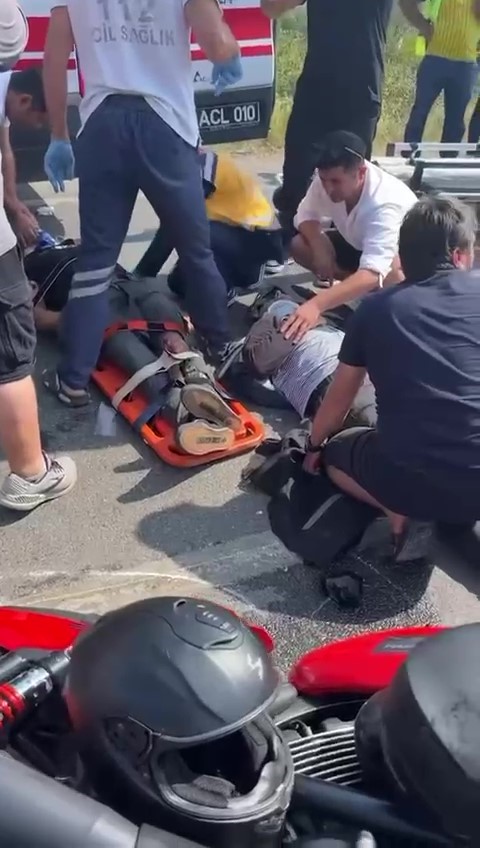 Otomobil ile kafa kafaya çarpışan motosikletteki itfaiyeci hayatını kaybetti