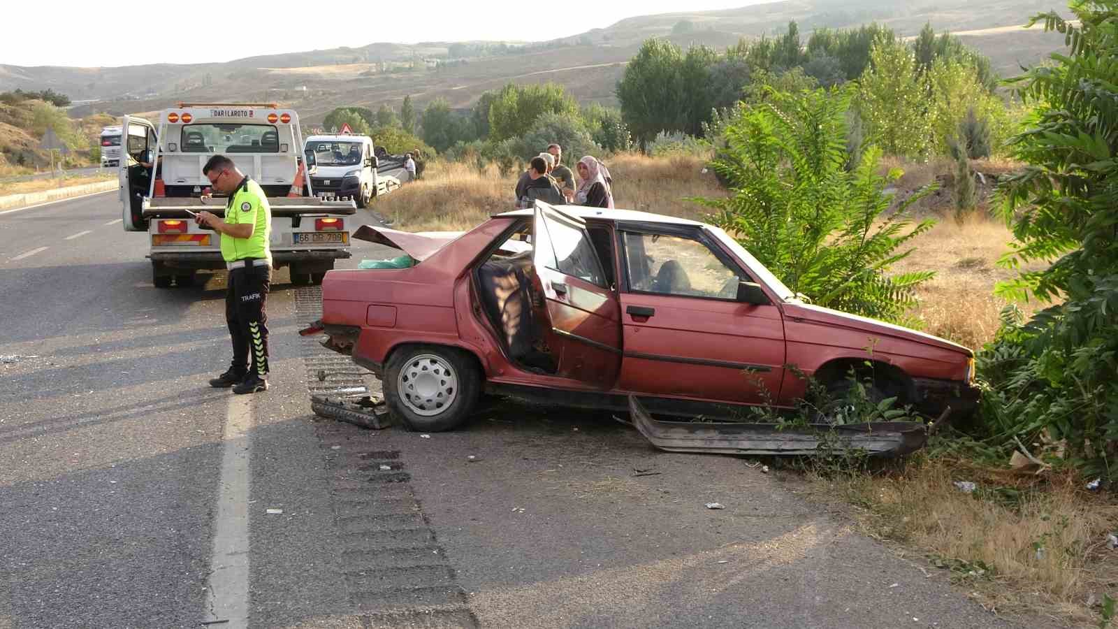 Yozgat’ta trafik kazası: 2 yaralı
