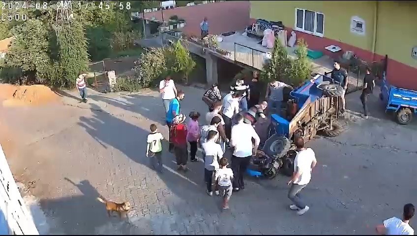 Ereğli&rsquo;deki patpat kazası g&uuml;venlik kamerasına yansıdı 