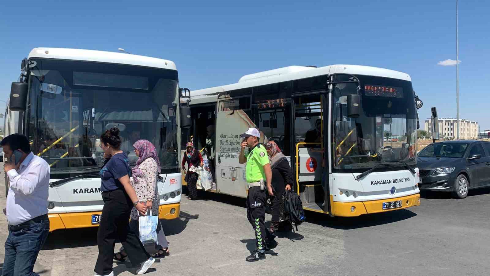 Aniden yola çıkan çocuğa belediye otobüsü çarptı
