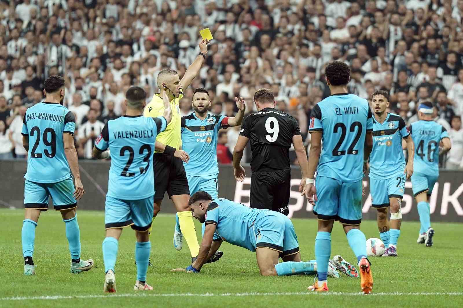 UEFA Avrupa Ligi: Beşiktaş: 1 - Lugano: 0 (İlk yarı)
