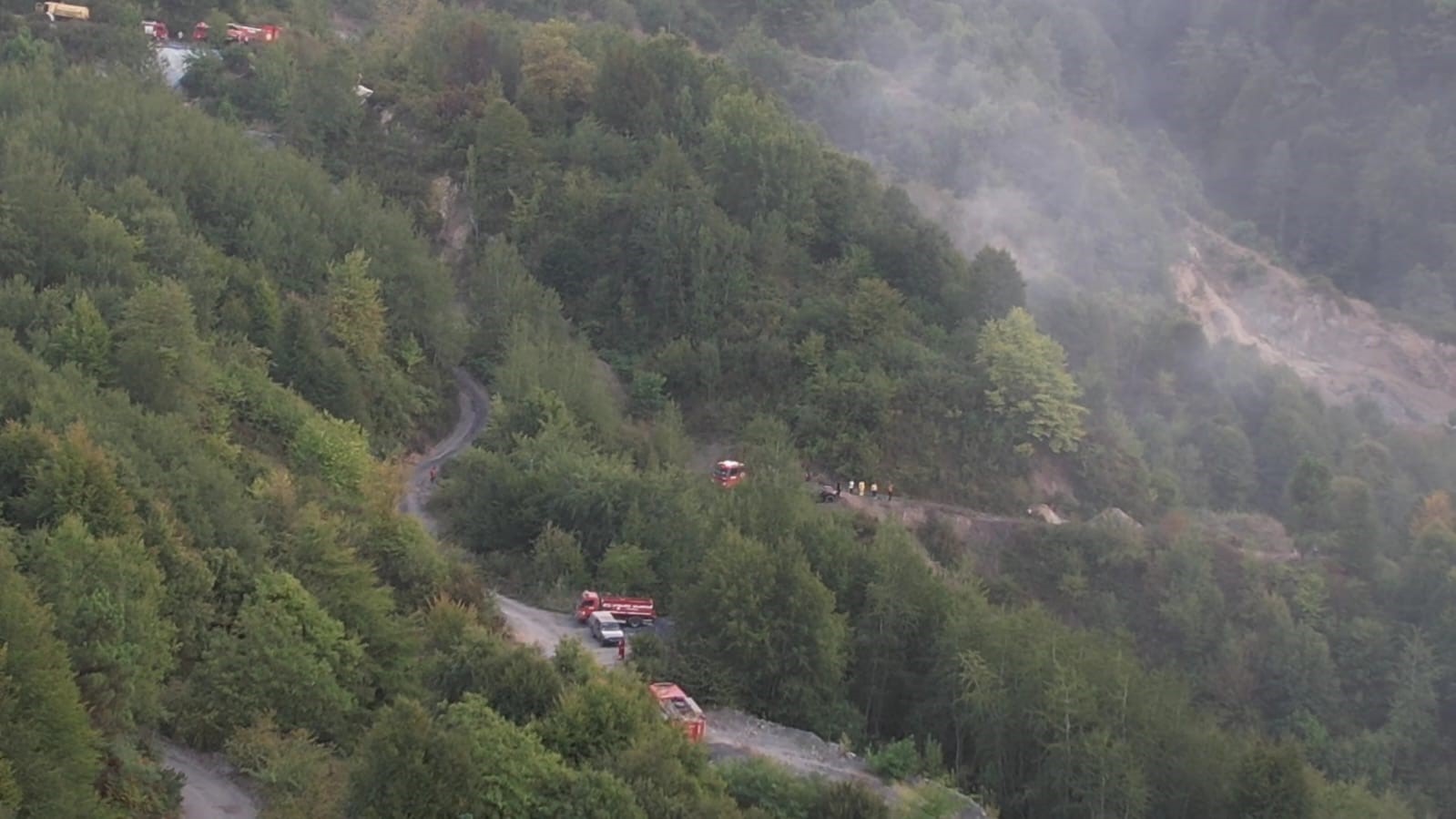 Ormanlık alanda &ccedil;ıkan yangın paniğe neden oldu

