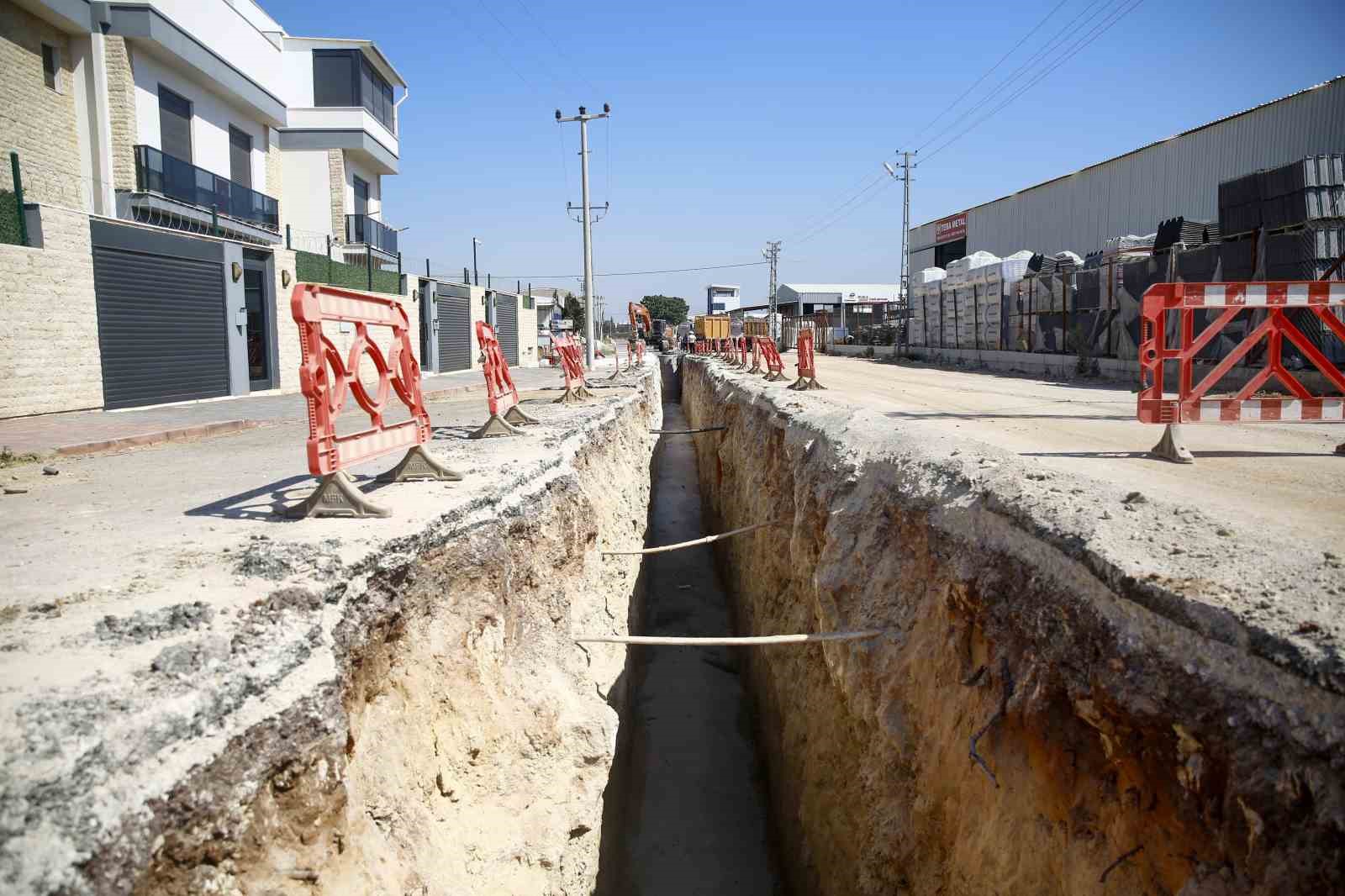 76 kilometrelik kanalizasyon şebeke hattının 21 kilometrelik bölüm tamamlandı
