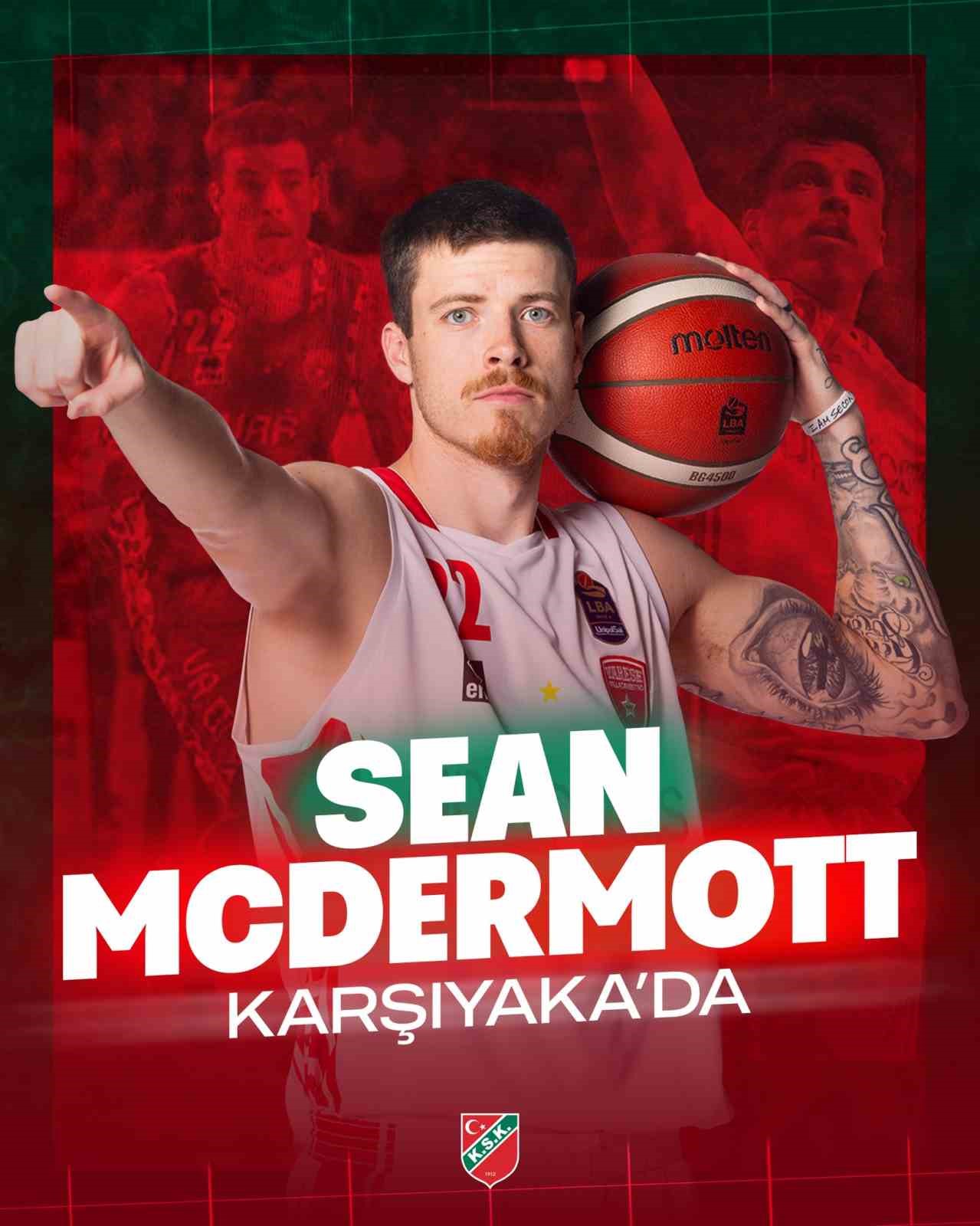 Karşıyaka Basketbol, Sean McDermott’u kadrosuna kattı