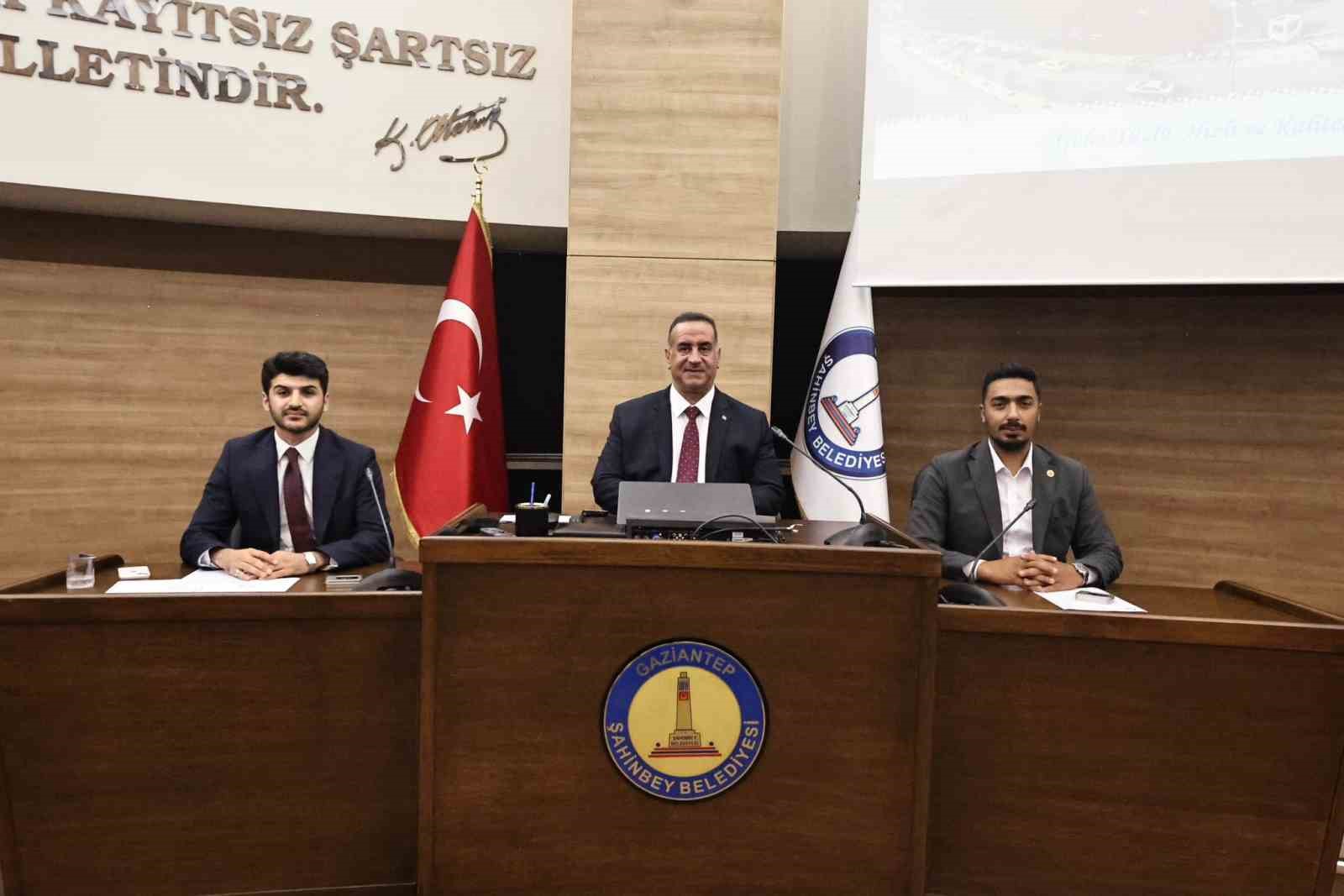 Şahinbey Belediyesi Eyl&uuml;l ayı meclis toplantısı yapıldı
