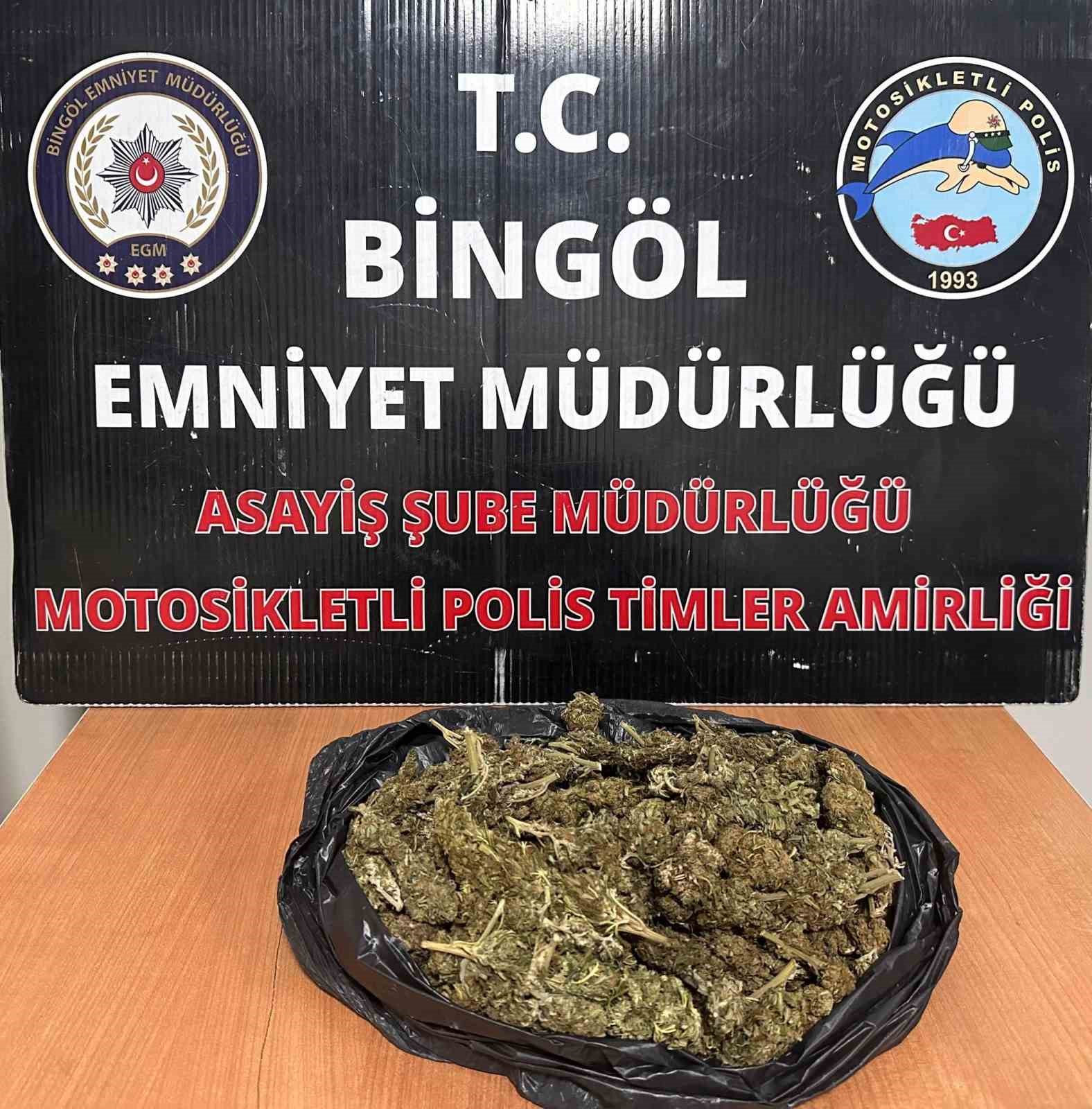 Bingöl’de uyuşturucu madde ele geçirildi