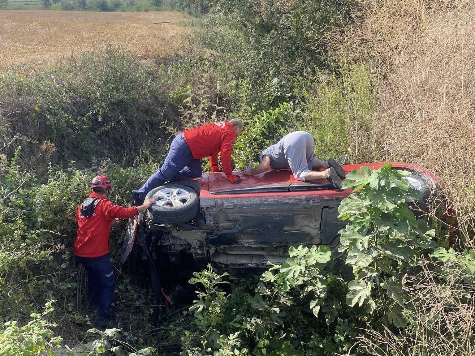 G&ouml;nen&rsquo;de trafik kazası: 1 yaralı
