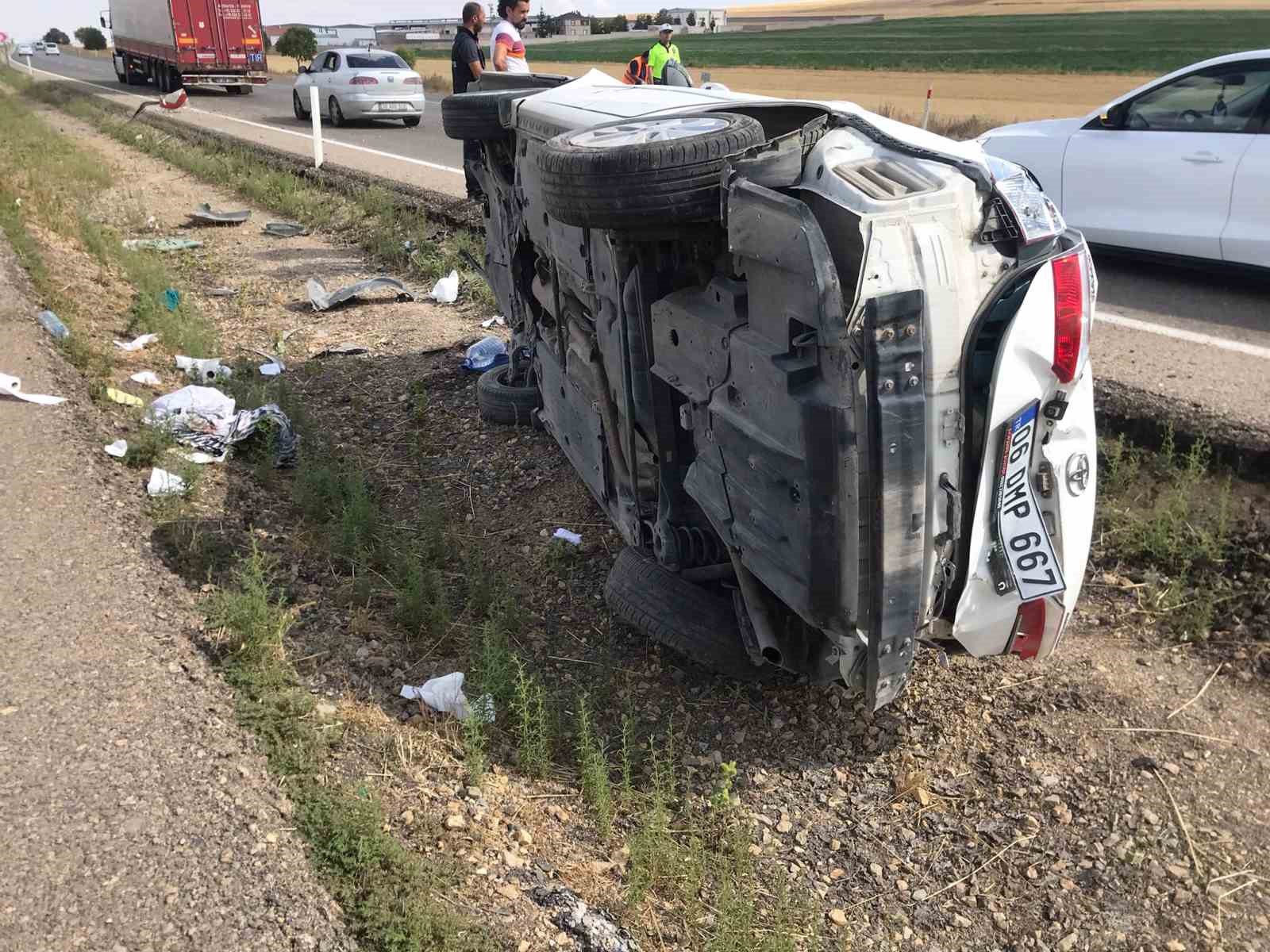 Kırşehir’deki trafik kazası: 5 kişi yaralandı