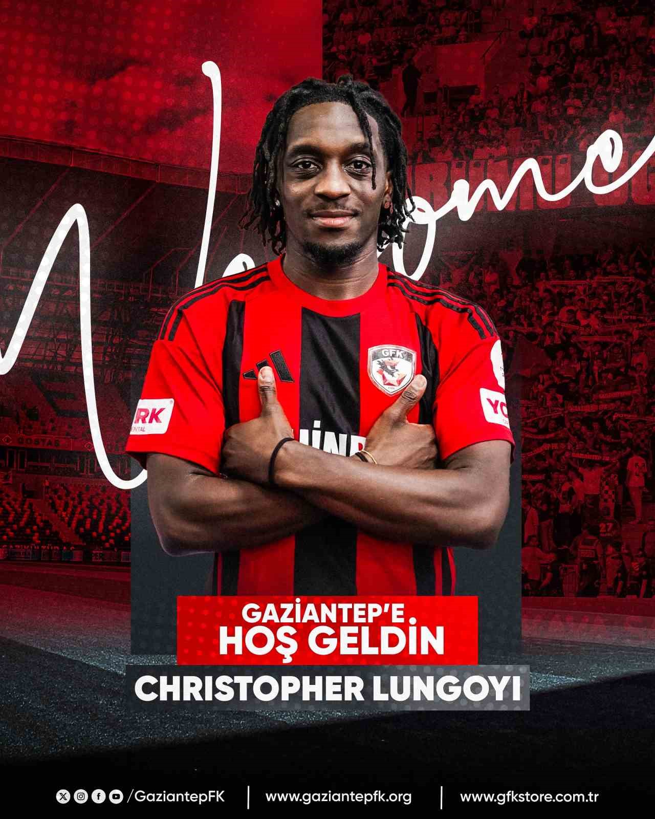 Christopher Lungoyi, Gaziantep FK&rsquo;da
