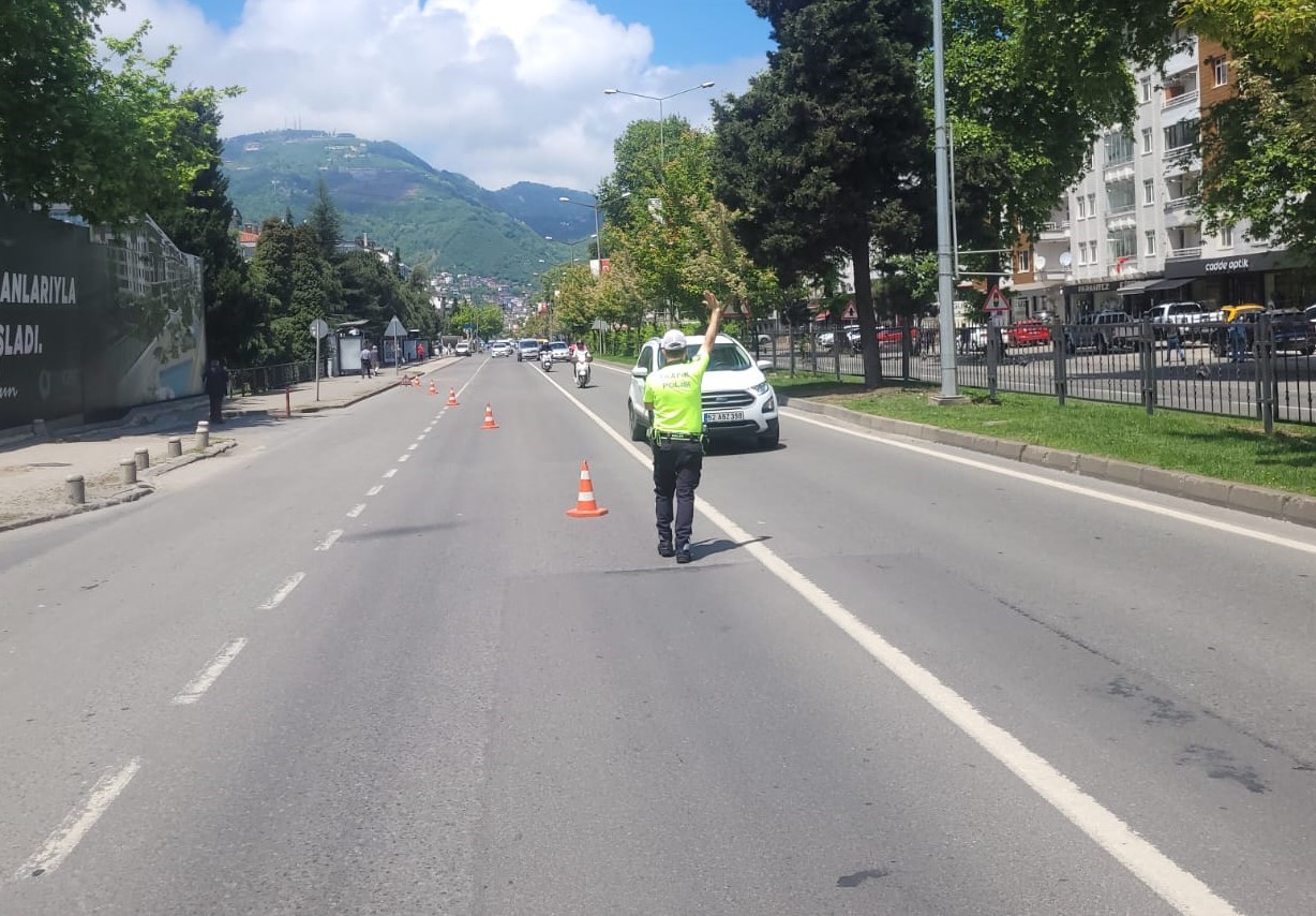 Ordu’da bir haftada yaklaşık 13 bin araç ve sürücüsü denetlendi