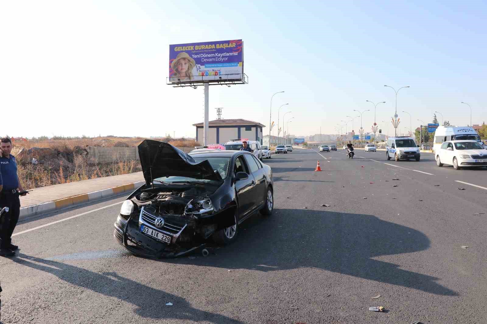 Şanlıurfa’da trafik kazası: 1 ölü, 1 yaralı