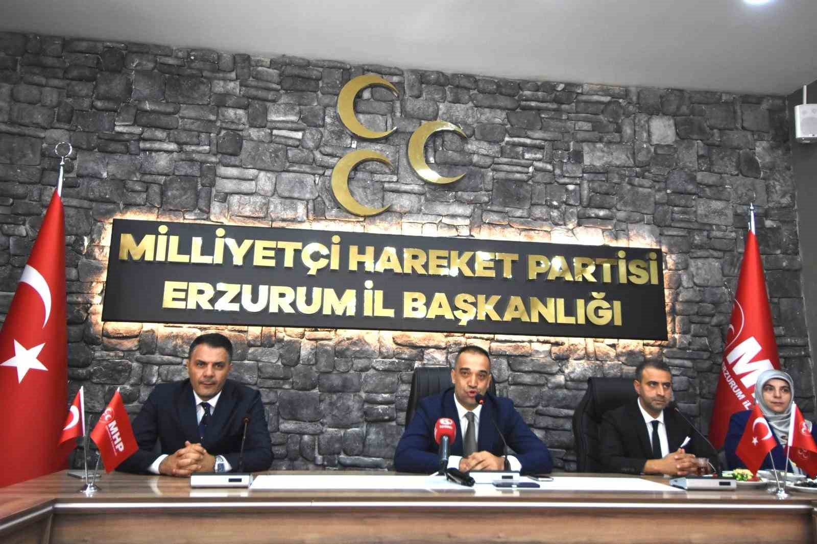 MHP İl Başkanı Yurdagül yeni hizmet binasını tanıttı
