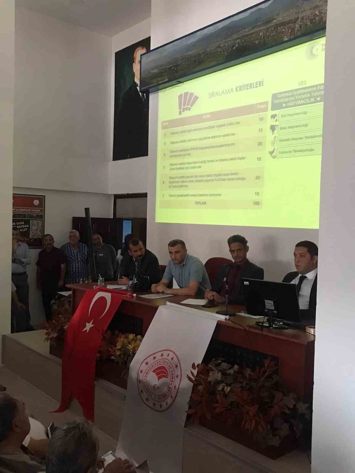 Çaycuma’da IPARD destekleri bilgilendirme toplantısı düzenlendi