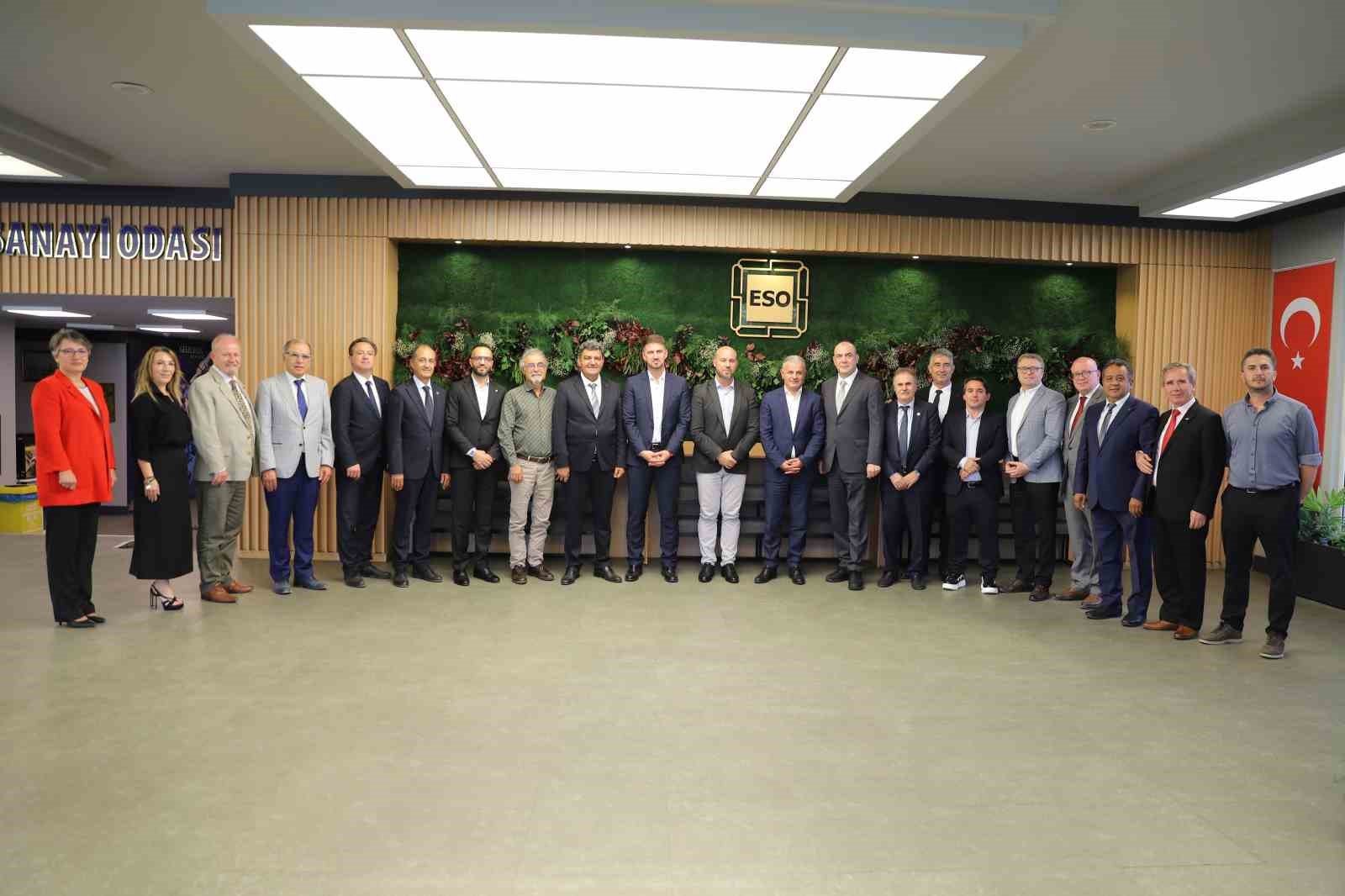 Eskişehir-Kuzey Makedonya ekonomik iş birliği ESO&rsquo;da değerlendirildi
