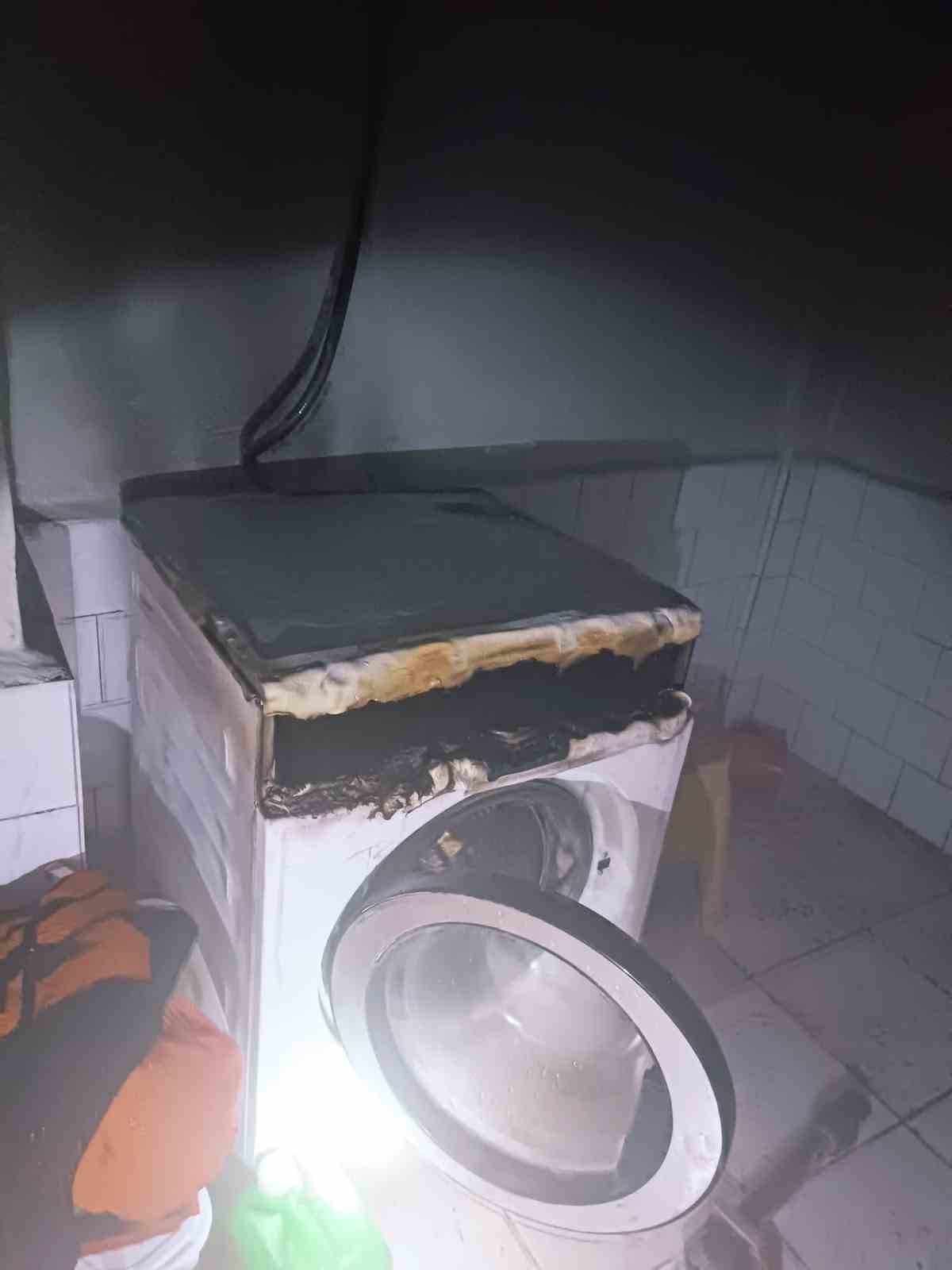 Burdur&rsquo;da &ccedil;amaşır makinesinden &ccedil;ıkan yangın s&ouml;nd&uuml;r&uuml;ld&uuml;
