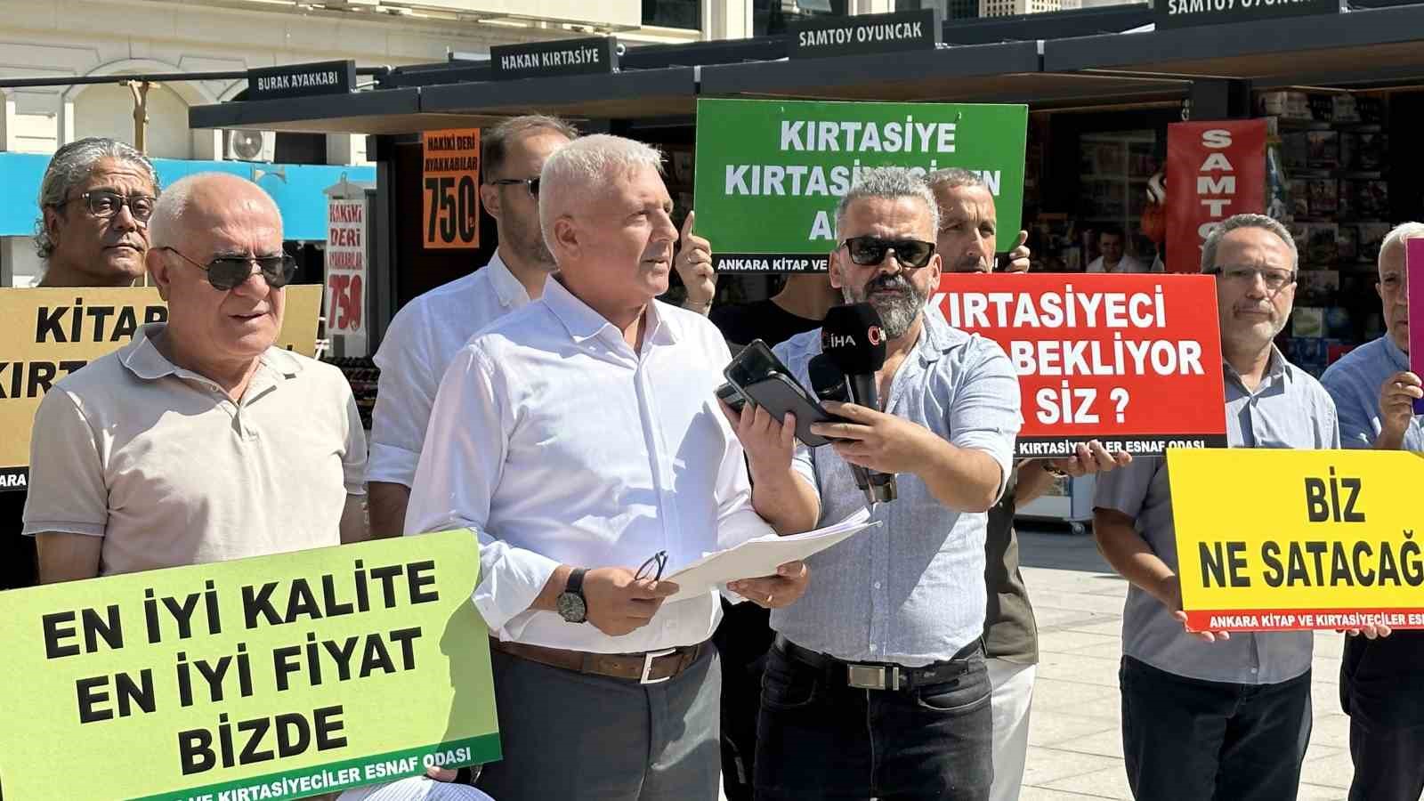 Kırtasiyeciler Odası’ndan kırtasiye ürünlerinin zincir marketlerde satılmasına tepki