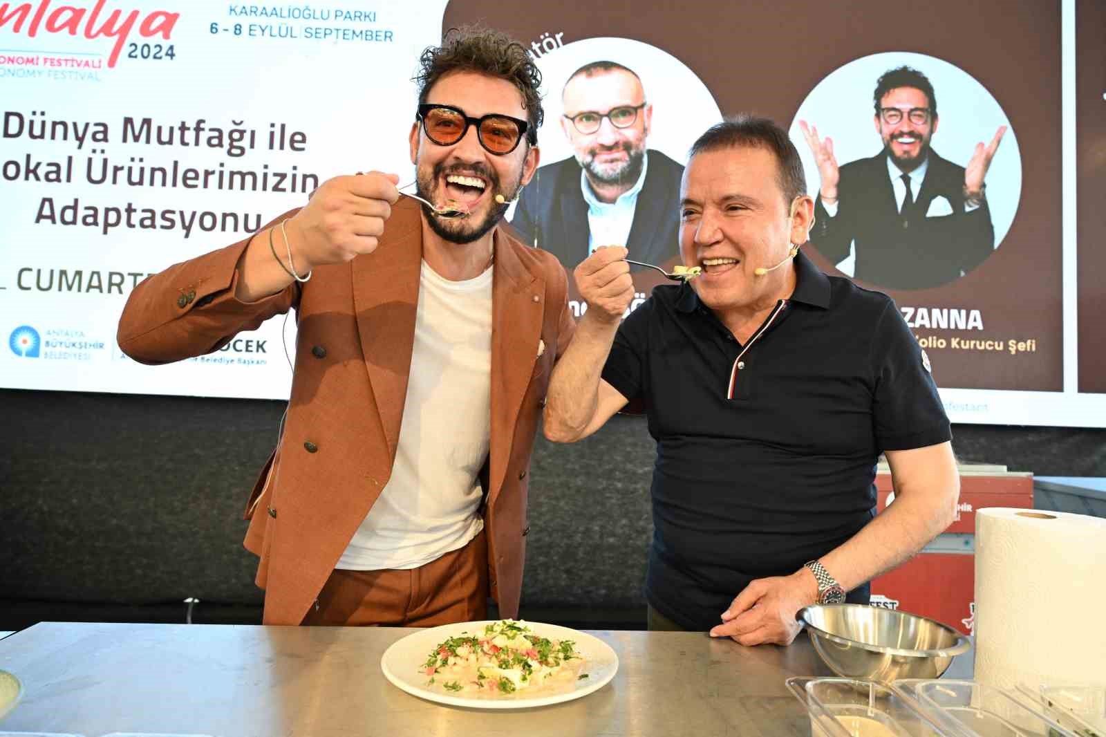 Antalya Foodfest’te lezzet şöleni yaşanıyor