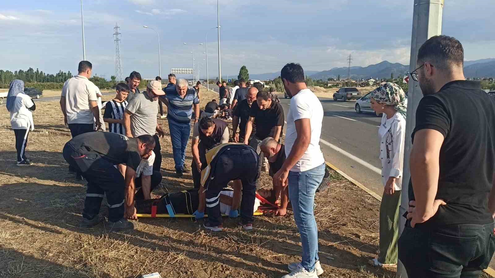 Konya’da otomobil ile motosiklet çarpıştı: 2 ağır yaralı