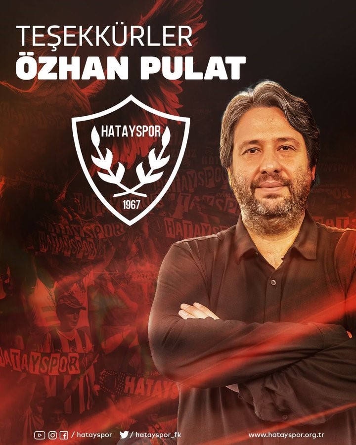 Hatayspor’da Özhan Pulat dönemi sona erdi