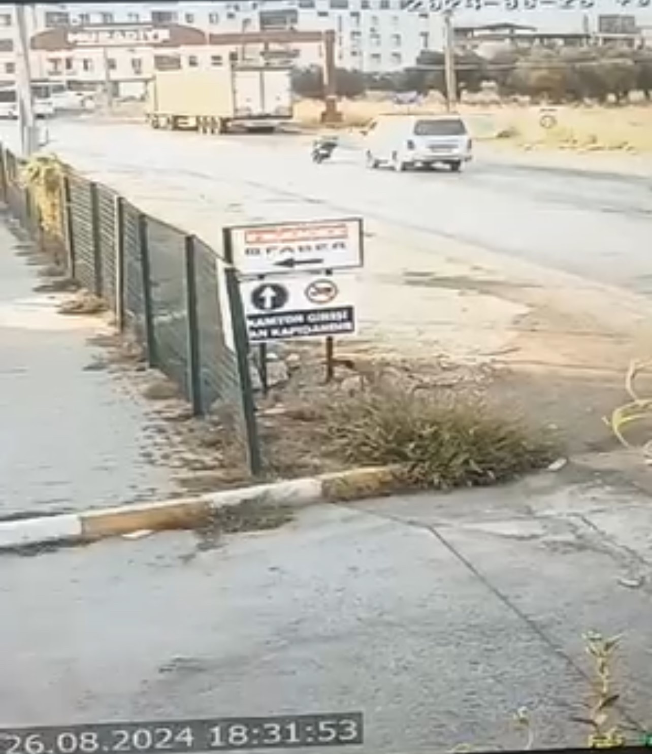 Manisa’da 1 kişinin öldüğü kaza anı kameraya yansıdı