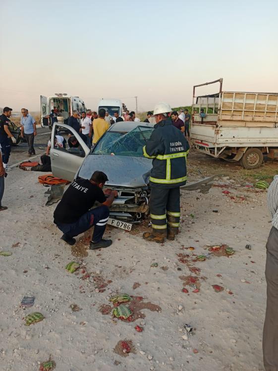 Mardin’de trafik kazası: 9 yaralı